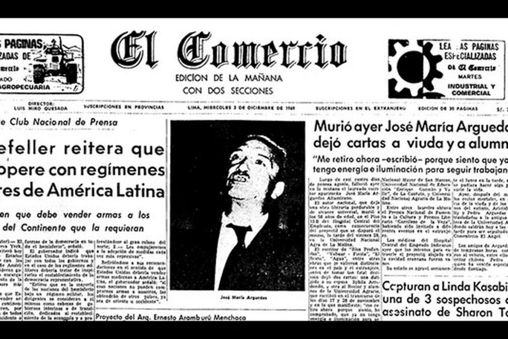 José María Arguedas: "No soy un aculturado" 2 jose maria arguedas murio