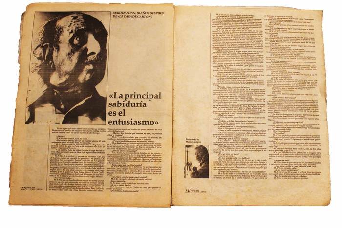 Martín Adán: un hermoso crepúsculo 2 martin adan entrevista