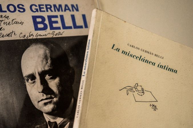 Carlos Germán Belli, pobre amanuense del Perú 3 libros belli