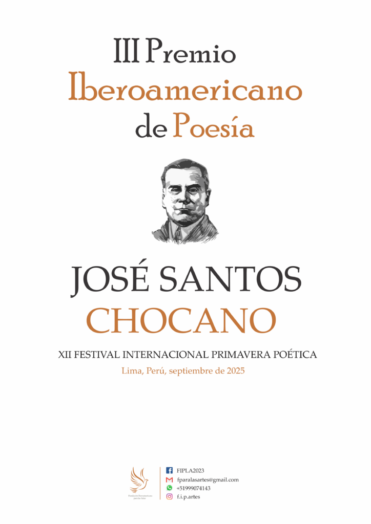 III Premio Iberoamericano de Poesía José Santos Chocano 1 III PREMIO JOSE SANTOS CHOCANO