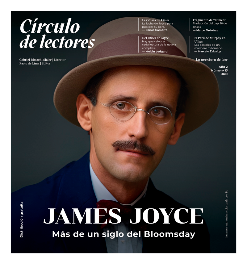 Revista literaria #13 dedicada a James Joyce y su obra Ulises.