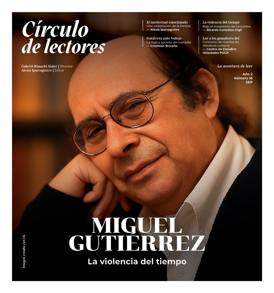 Revista literaria dedicada a la vida y trayectoria del escritor peruano Miguel Gutiérrez.