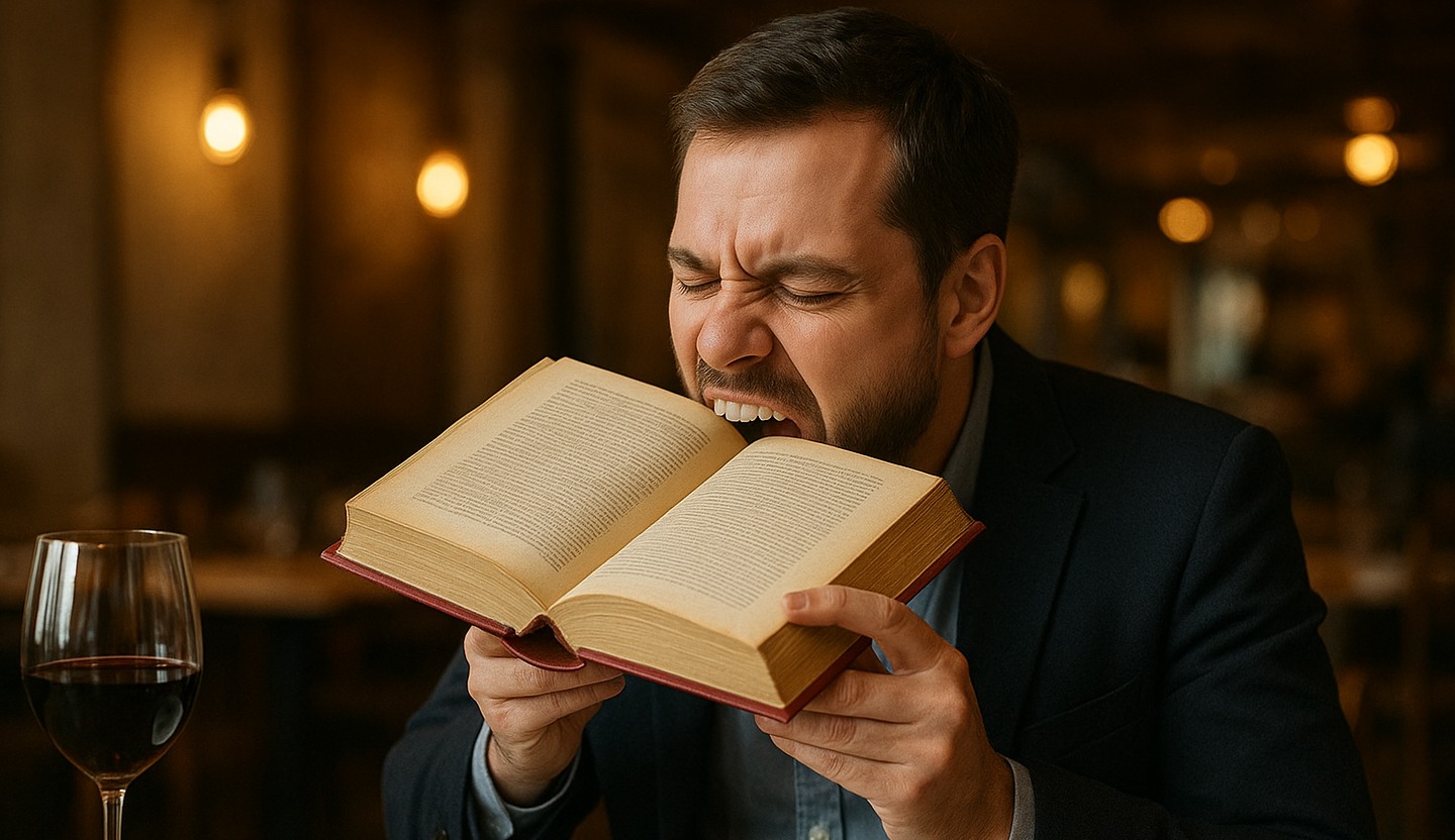 Los libros son como la comida, no todos me gustan 3 comida
