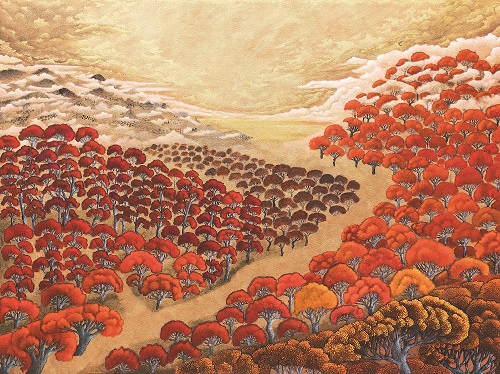 “Huacas y Bosques”, primera exposición de Cuco Morales en el Cusco 1 Cuco Morales