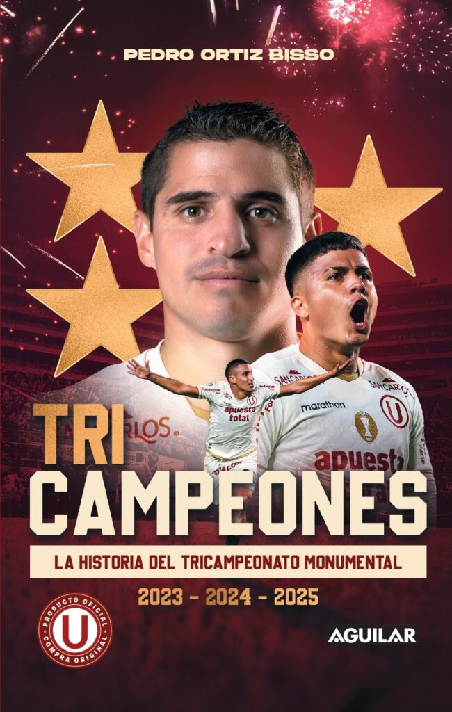 Penguin presenta "Tricampeones", de Pedro Ortiz Bisso 1 Portada TRICAMPEONES